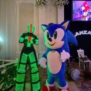 Sonic & Led Robot