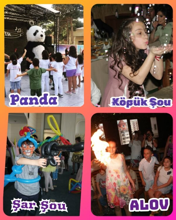 Panda Şar Köpük Alov Şou