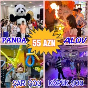Panda Şar Köpük Alov Şou