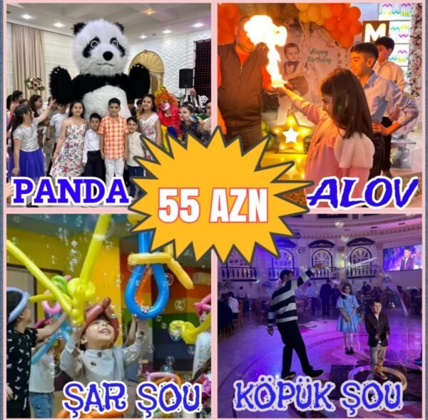 Panda Şar Köpük Alov Şou